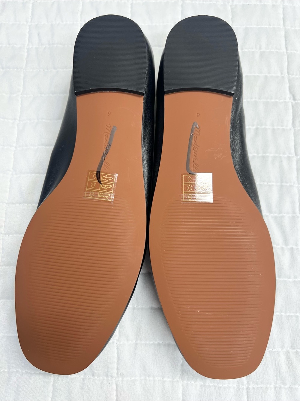Madewell The Greta Ballet Flat in Black Leather Size 6 NWOB - Picture 11 of 12